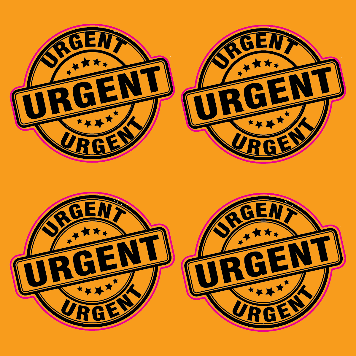 Fluorescent - Orange - Permanent 1