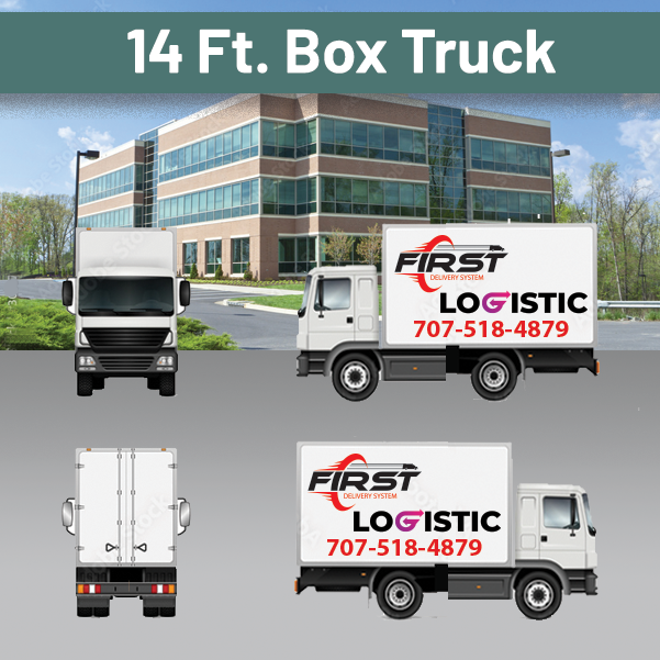 14 ft. BOX TRUCK - Vehicle Graphics