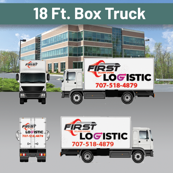 18 ft. BOX TRUCK - Vehicle Graphics