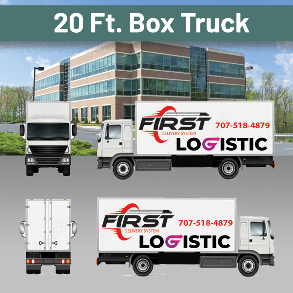 20 ft. BOX TRUCK - Vehicle Graphics
