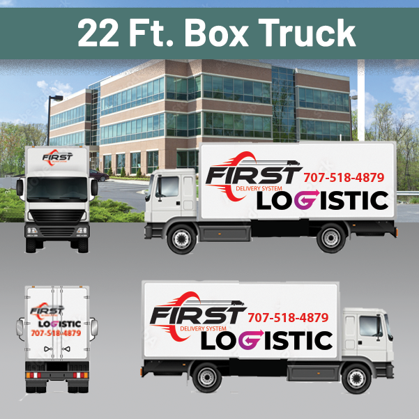 22 ft. BOX TRUCK - Vehicle Graphics
