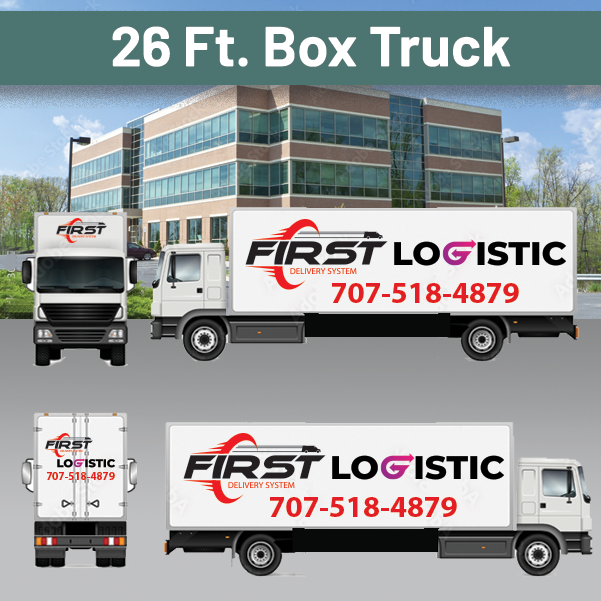 26 ft. BOX TRUCK - Vehicle Graphics