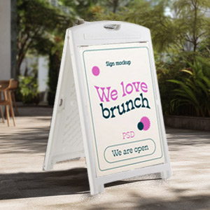 A-Frame Signs, A Frame