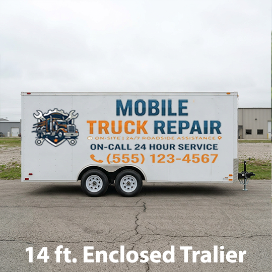 14 ft. Enclosed Trailer