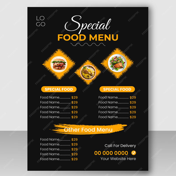 Restaurant Menus Paper & Plastic