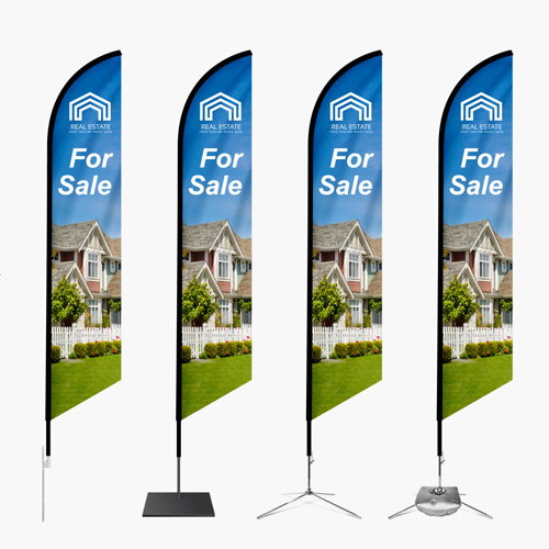 Advertising | Feather Angled Flag