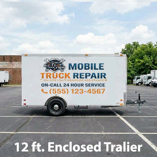 12 ft. Enclosed Trailer