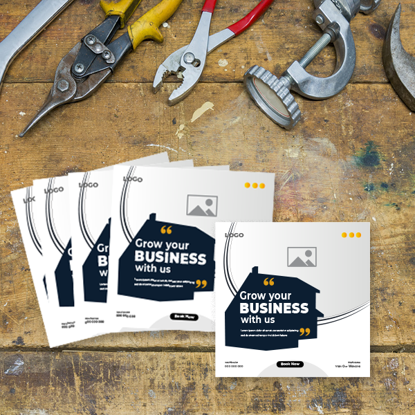 Square Business Cards 4 x 4