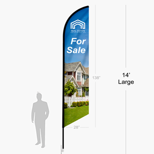 Advertising Flags | Feather Flag Large 14 ft. 1