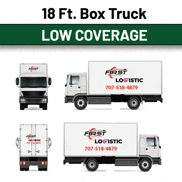 18 ft. BOX TRUCK - Vehicle Graphics 1
