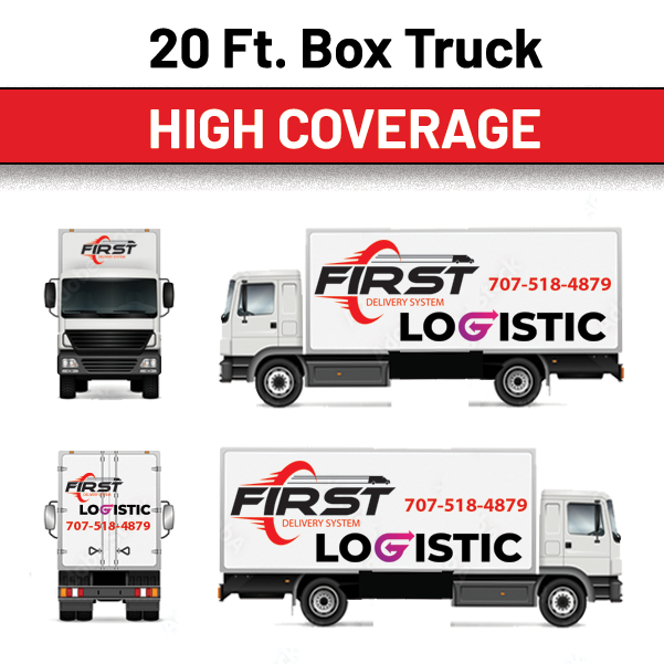 20 ft. BOX TRUCK - Vehicle Graphics 3