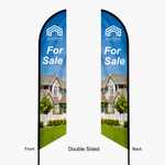 Advertising | Feather Angled Flag 3