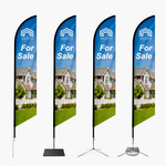 Advertising | Feather Angled Flag 4