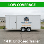 14 ft. Enclosed Trailer, Low Coverage