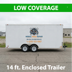 14 ft. Enclosed Trailer, Low Coverage