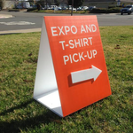 Coroplast Folded Sign