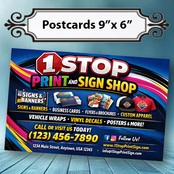 Postcard 9 x 6