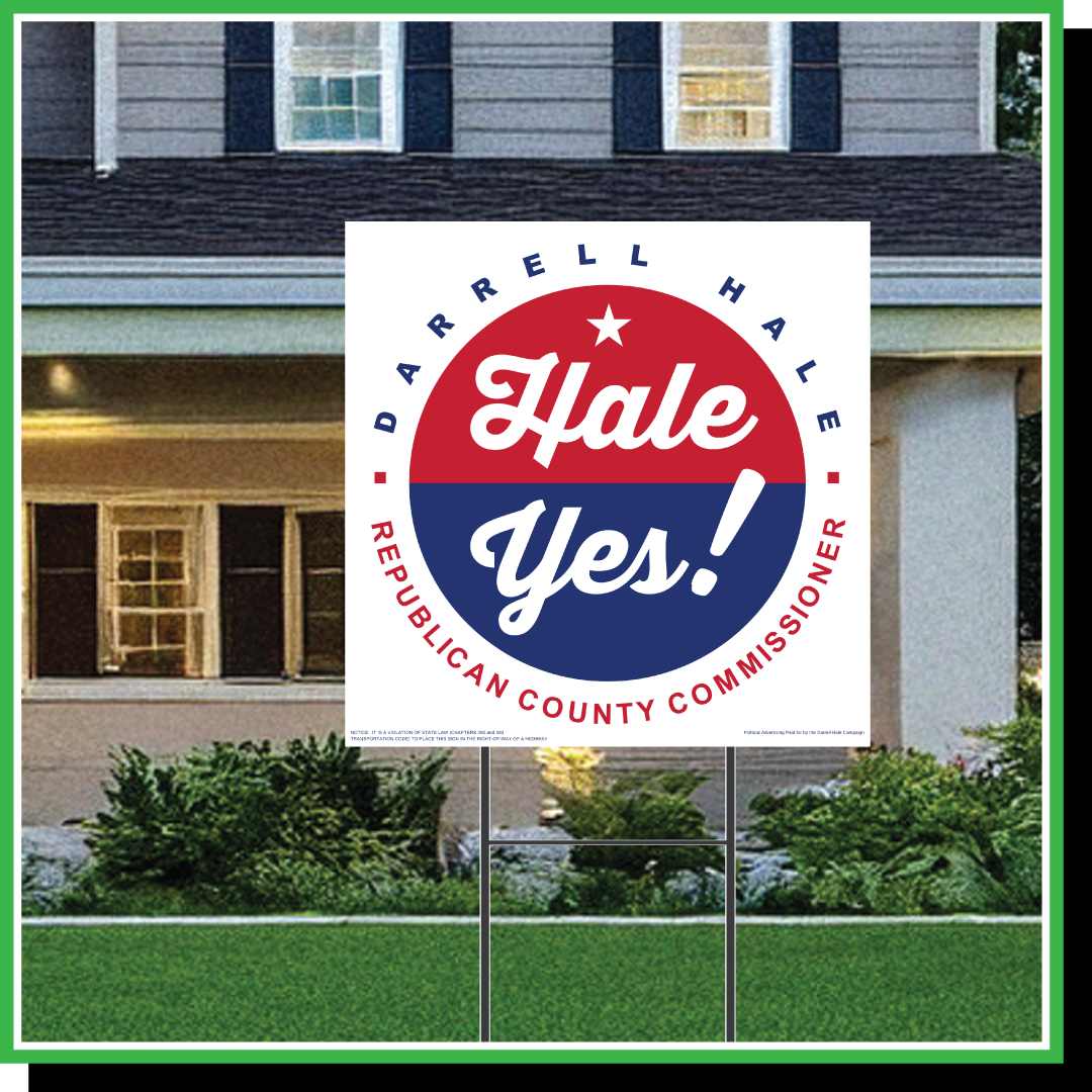 Political Campaign Sign D