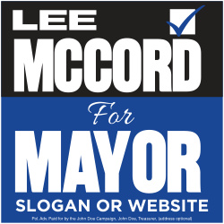 Political 48"x48" Template B