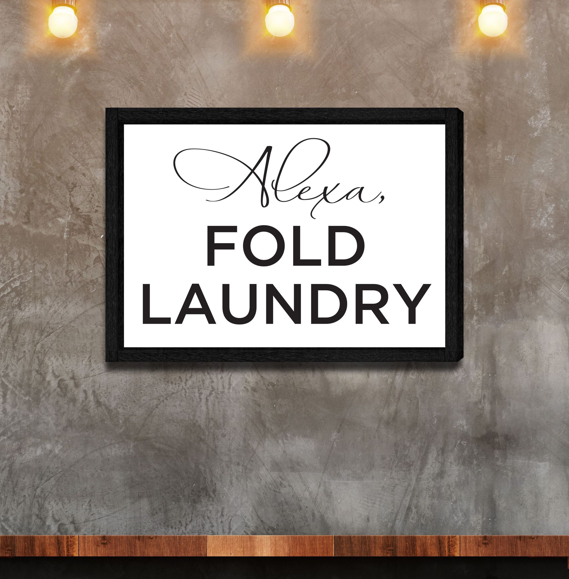 Alexa, Fold Laundry
