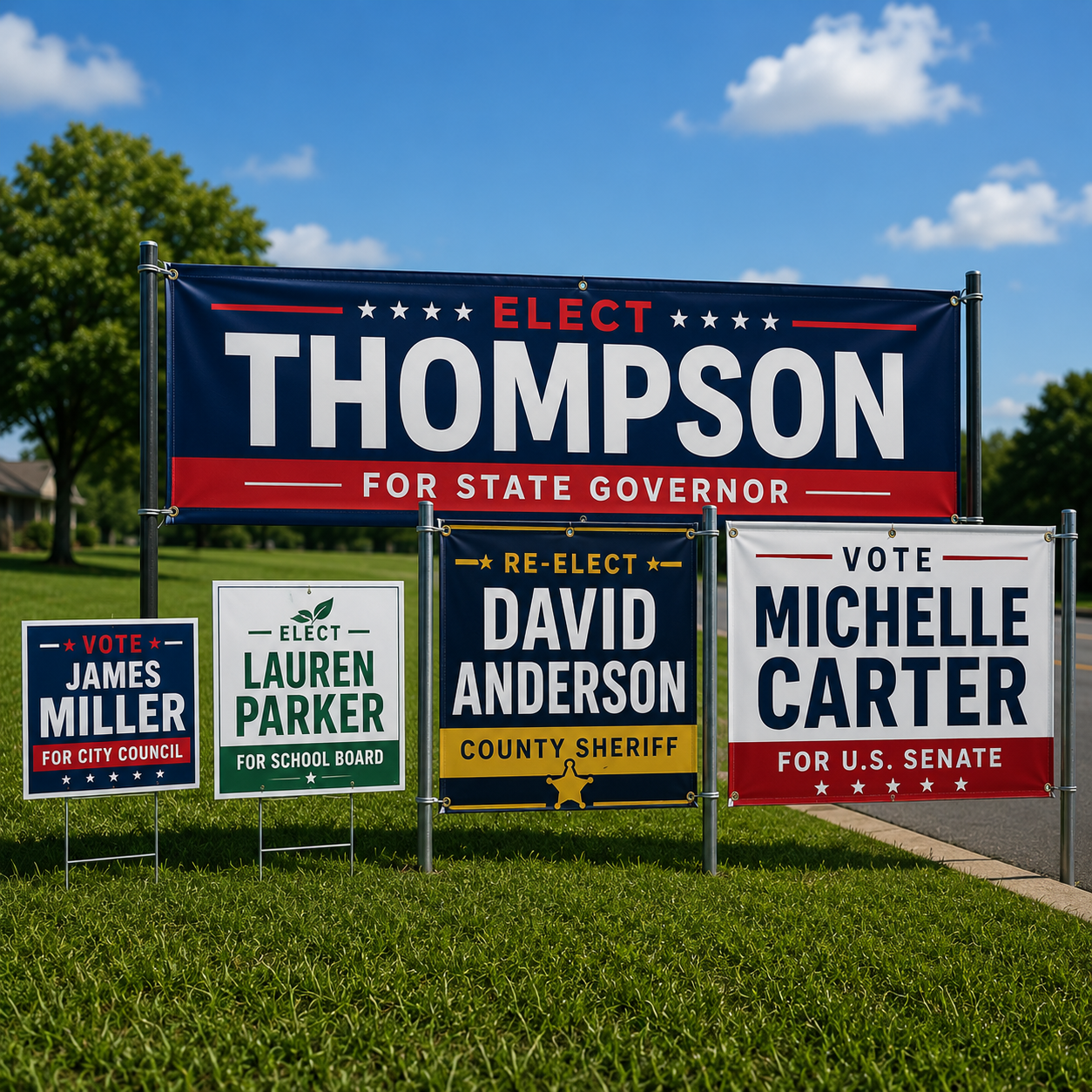 Political Campaign Signage