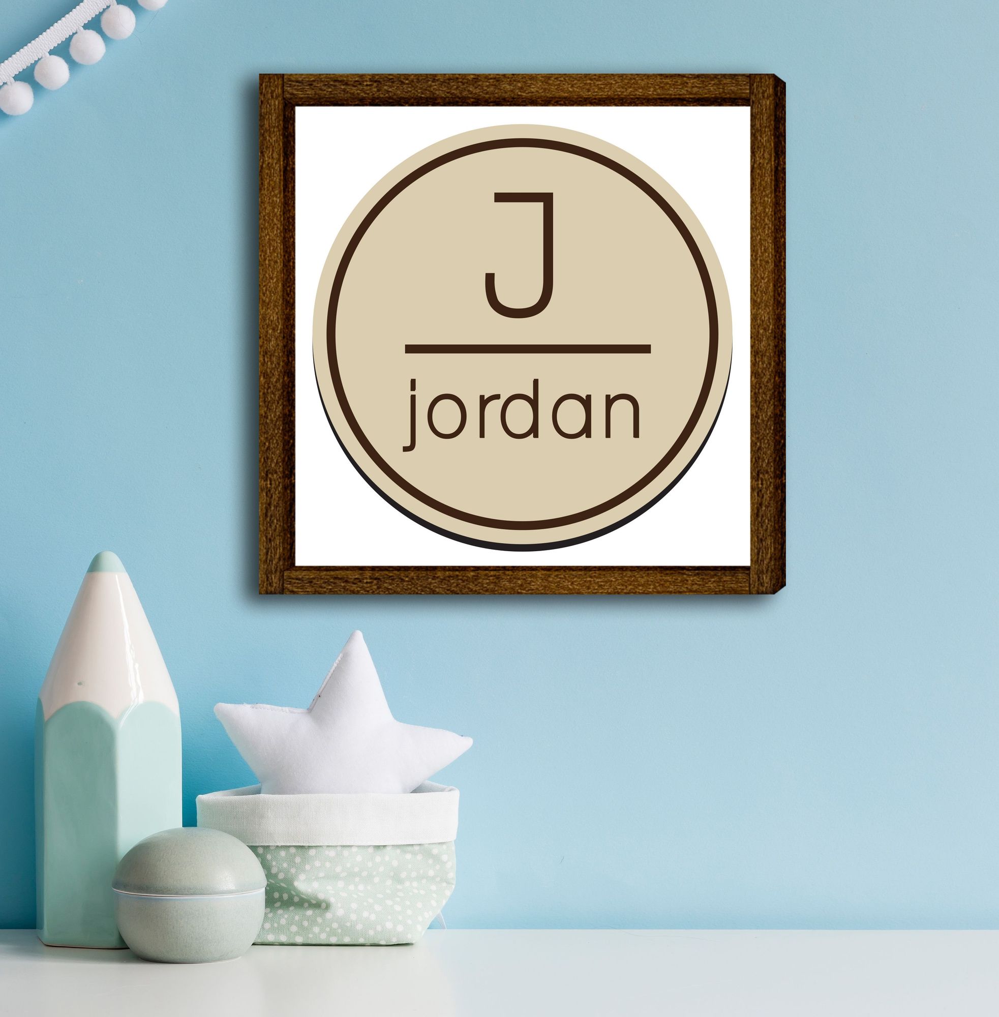 Custom Letter Kids Sign