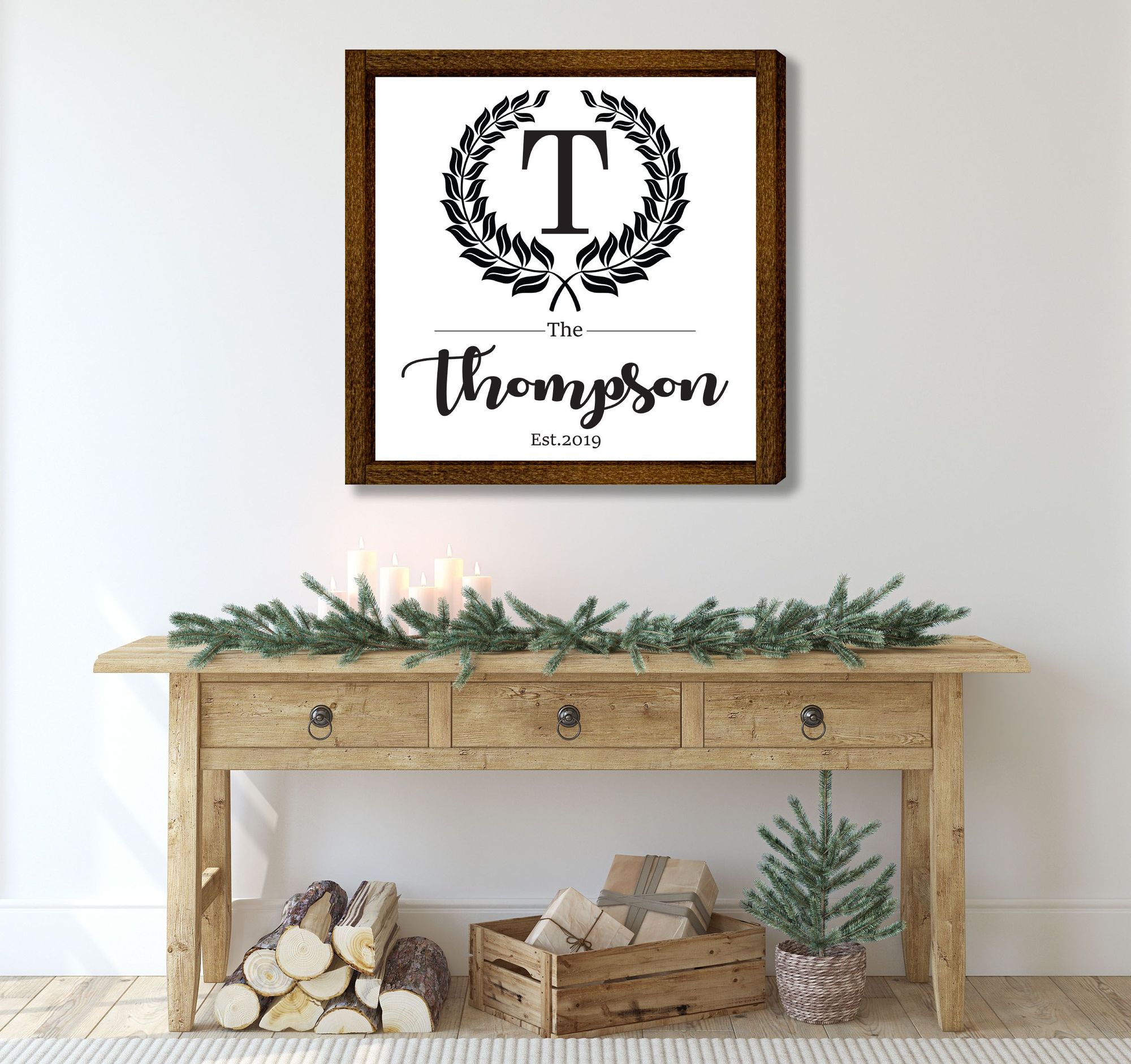 Lastname, Established Sign