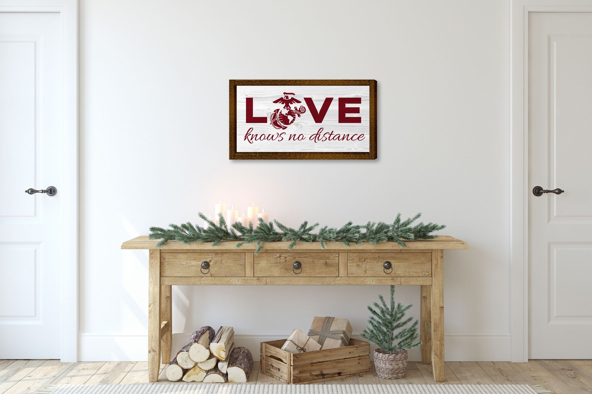 Love Knows No Distance with Custom Military Branch