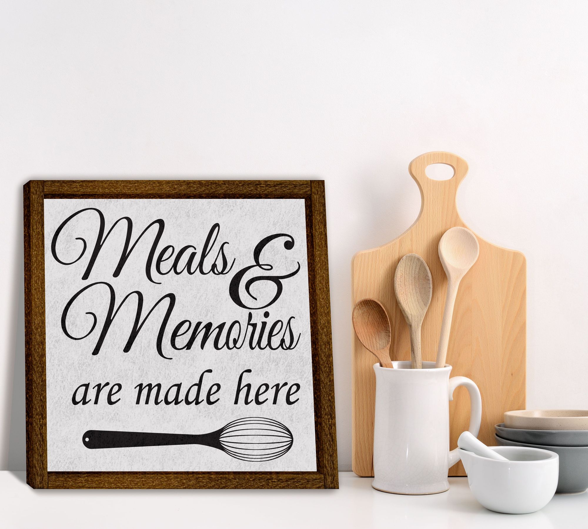Meals & Memories Made Here Sign