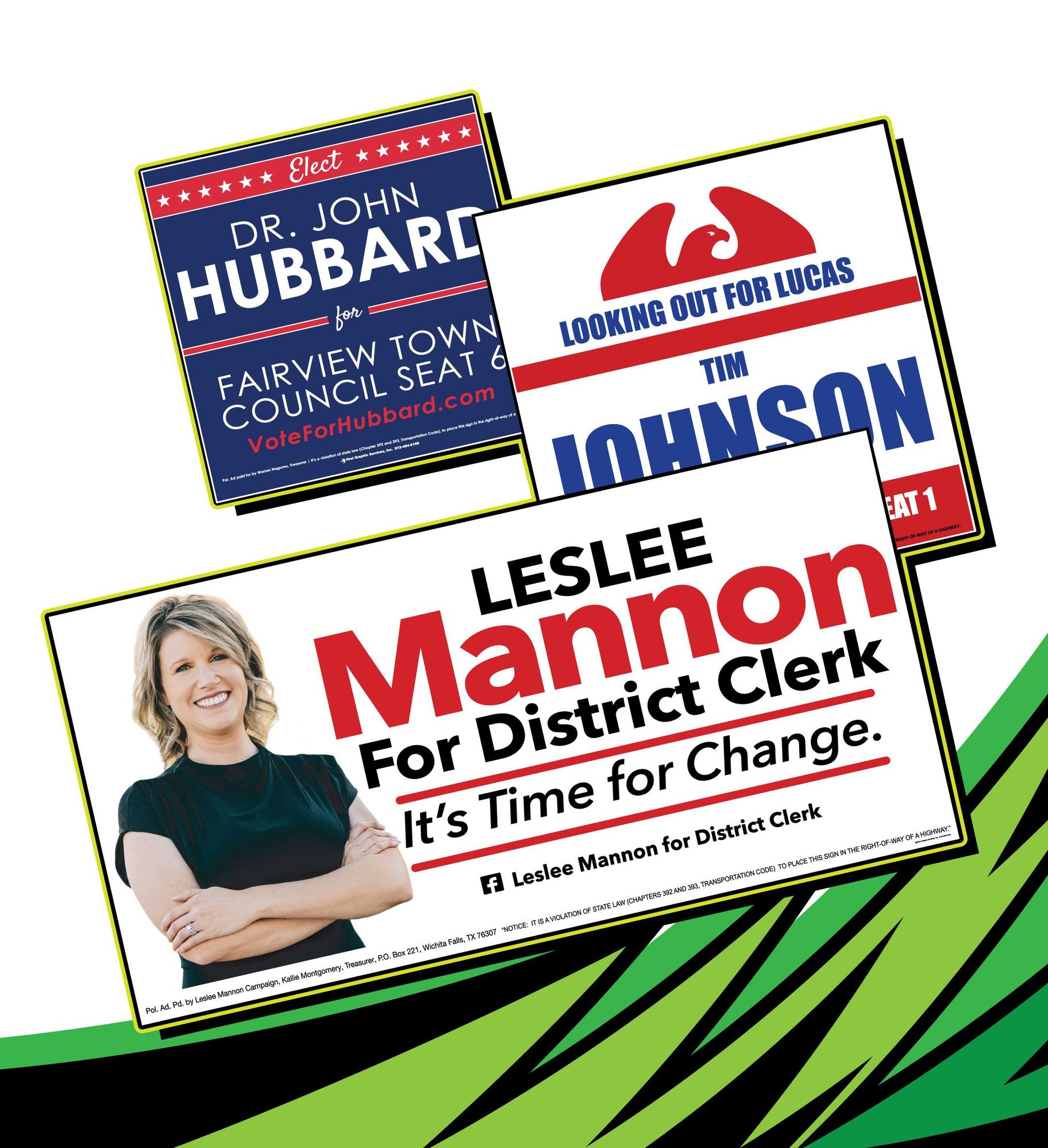 Political Road Signs