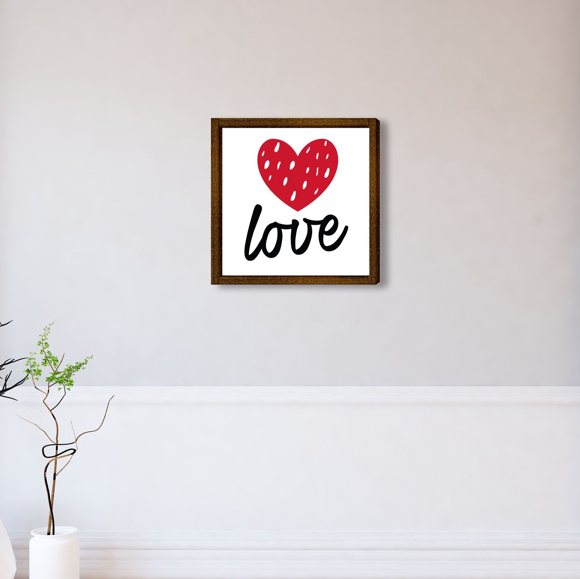 [Valentines Day] Love on White Background