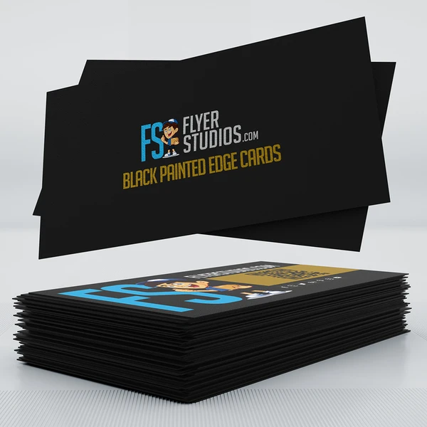 Painted Edge Business Cards