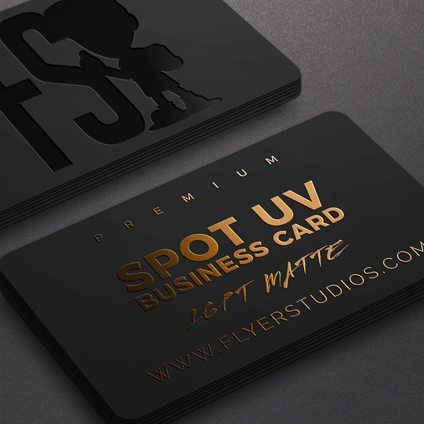 painted edge business cards