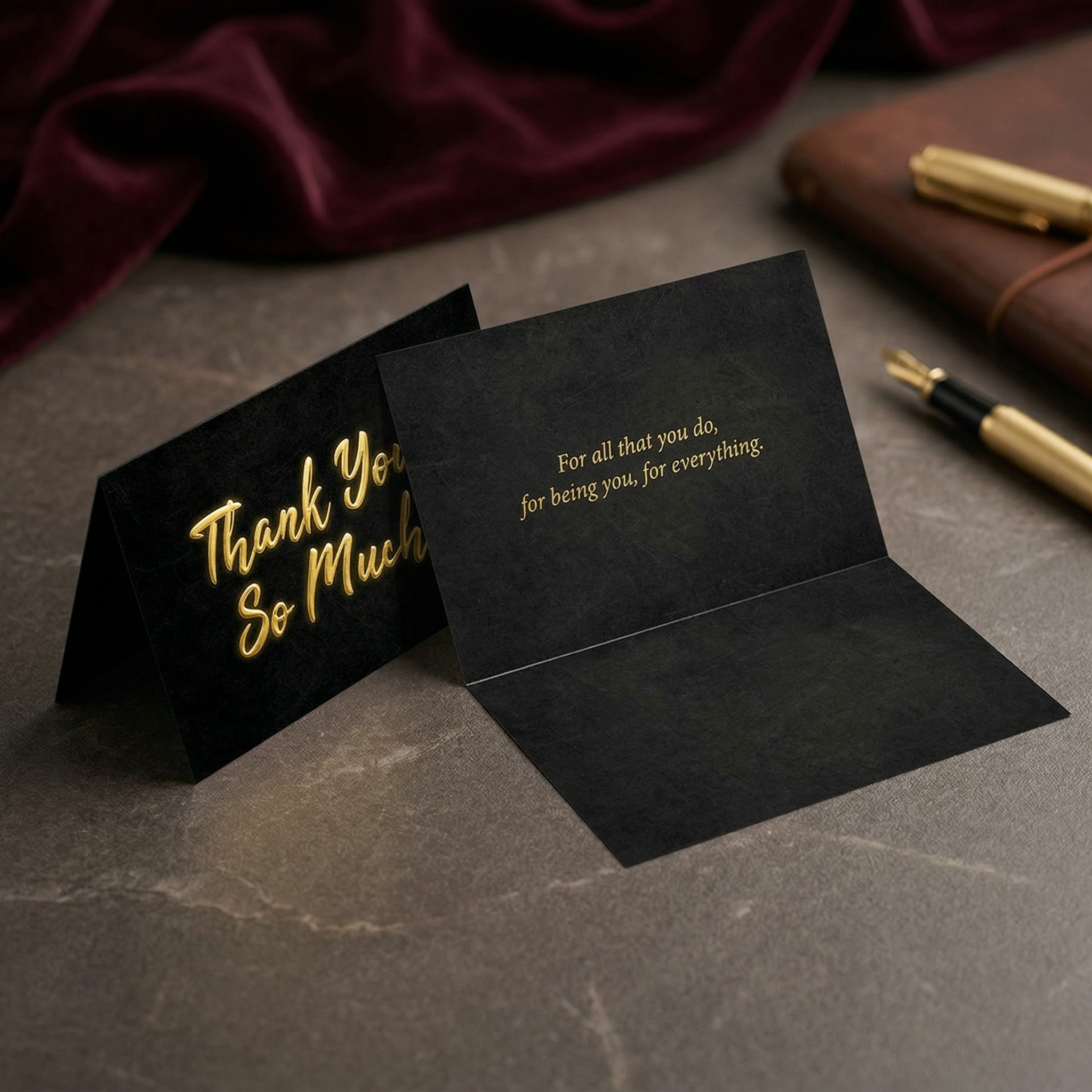 Raised Foil Greeting Cards