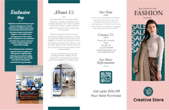 Fashion Brochure Front