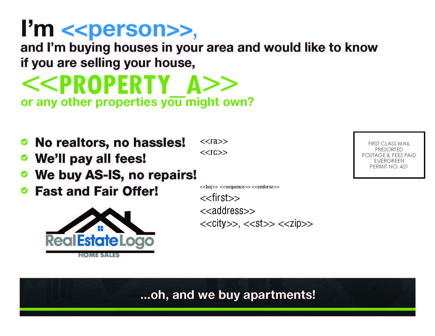 Housing Headache Postcard