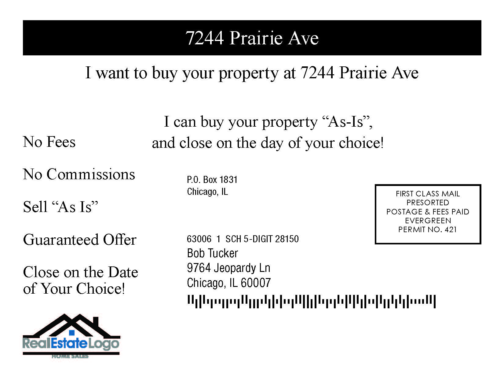 Urgent Notice Postcard