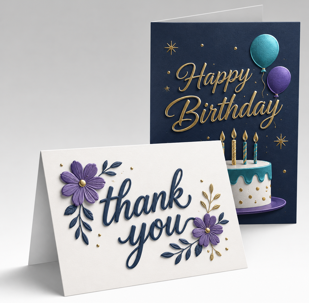 Dual Raised Greeting Cards