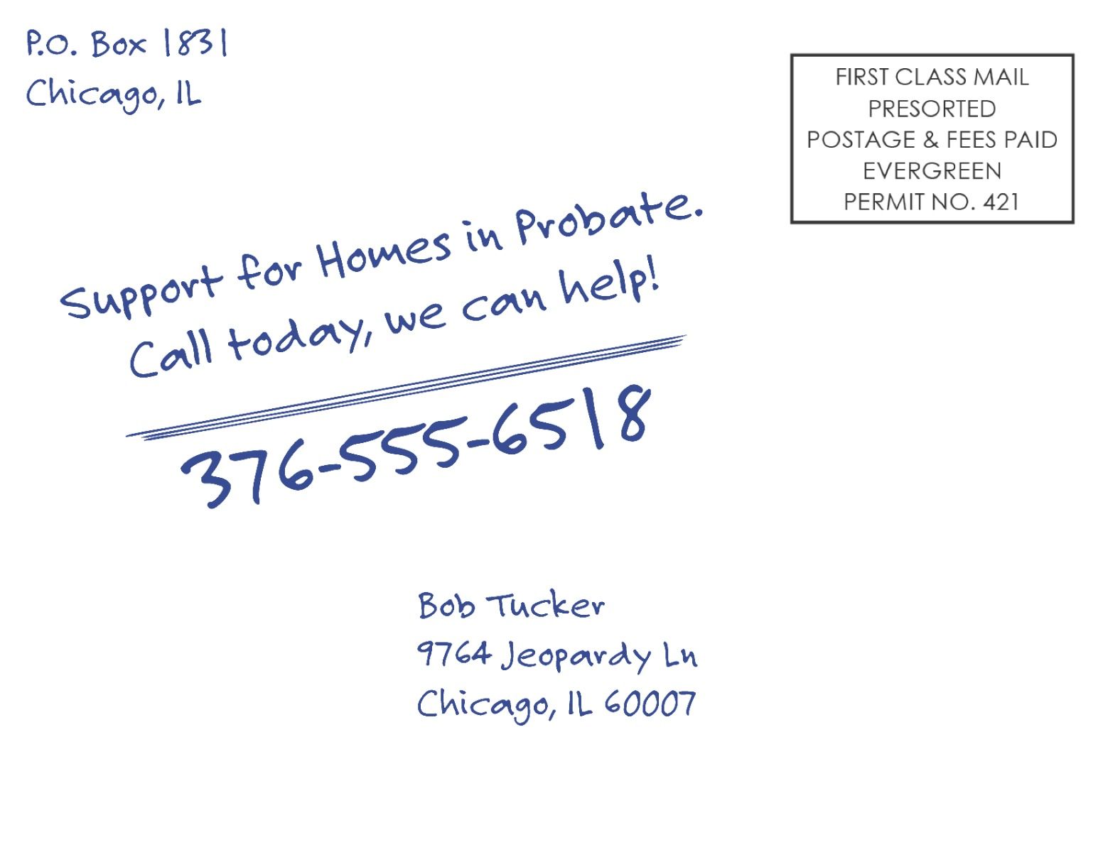Probate Postcard 2