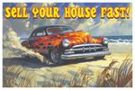 Retro Postcard Sell Your House Fast 1
