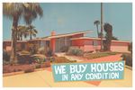 Retro Postcard We Buy Houses In Any Condition 1