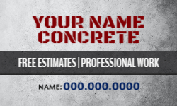 Business Card Template - Concrete - 003