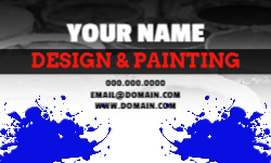 Business Card Template - Painting - 004