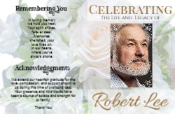 Obituary White Rose 11x17