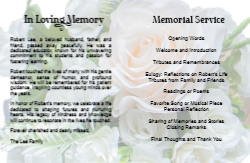 Obituary White Rose 11x17