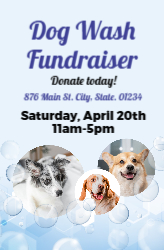 Bubble Dog Wash Flyer 8.5x5.5