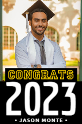 Simple Year Photo Graduation  24x36