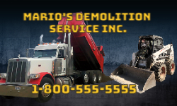Business Card Template - Demolition - 014