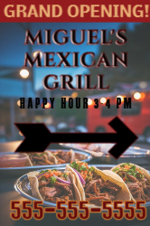 signicade restaurant arrow