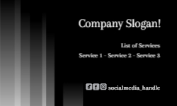 Business Card Template - Professional - 030